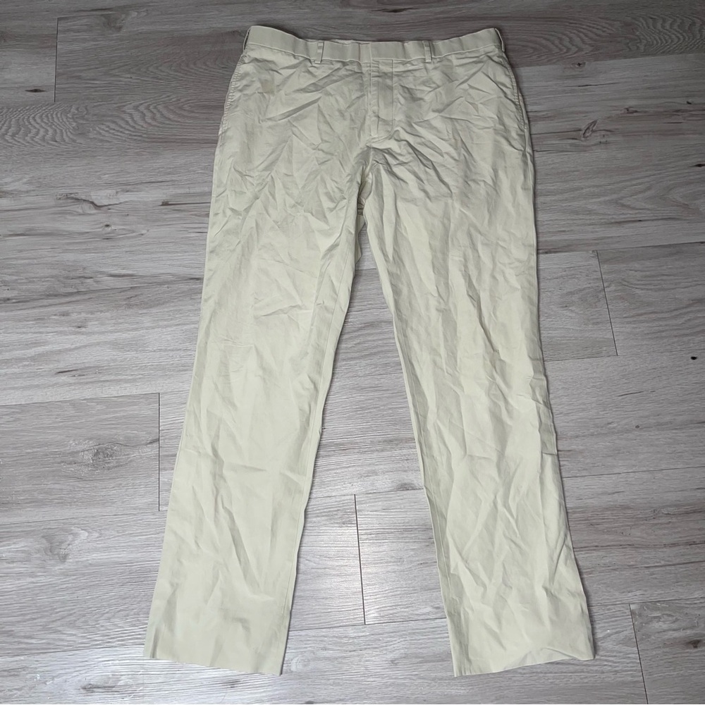 Brooks Brothers Red Fleece Chino Pants 36x32 Dress Casual Preppy Business